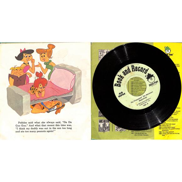 The Flintstone Book and Record Lot of 2 - Picture 3 of 7